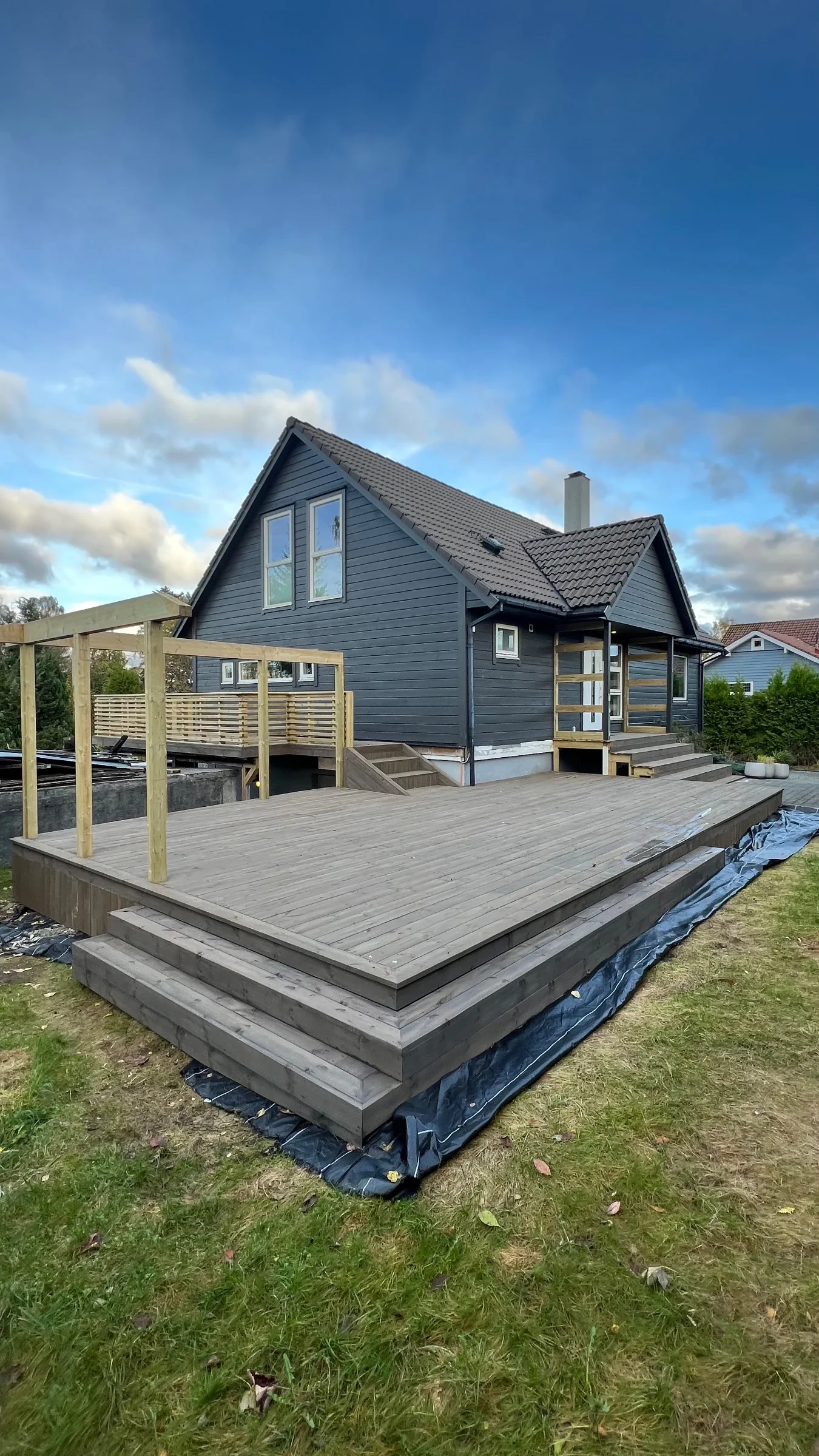 Bygging av terrasser Askøy